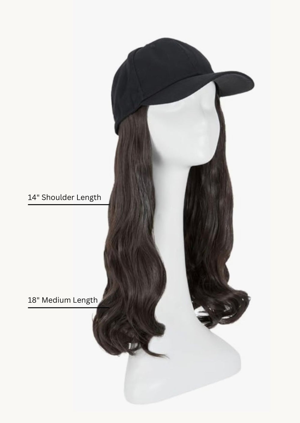 Cap Hair Wig length guide