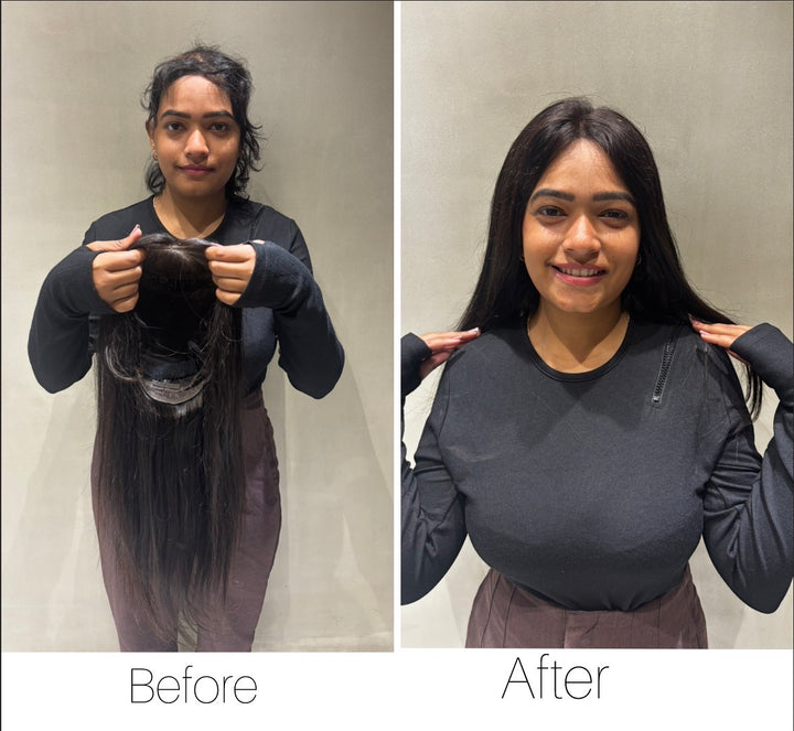 Medium Hair Wig : Straight