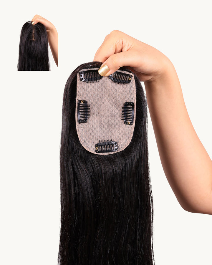 Overall Volume : 3 X 5 Silk Hair Topper