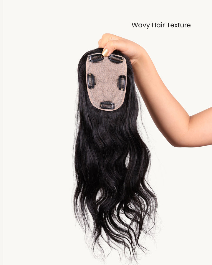 Overall Volume : 3 X 5 Silk Hair Topper