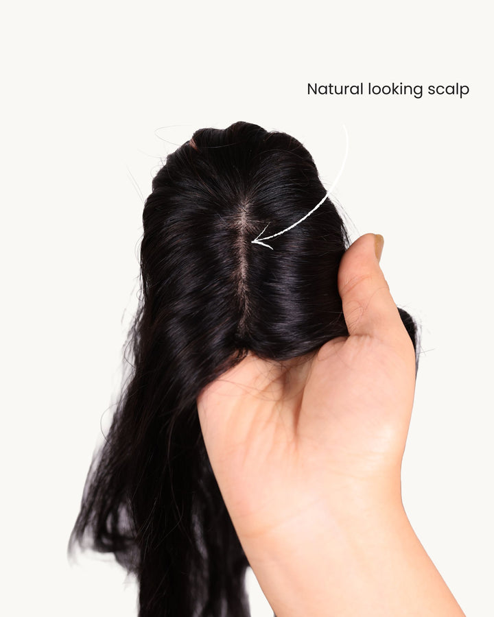 Overall Volume : 3 X 5 Silk Hair Topper