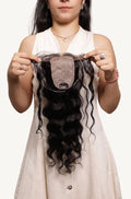 Receding Hairline Hybrid Topper - Curly