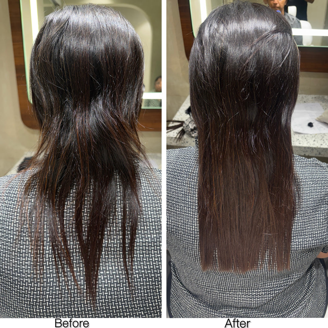 Back Hair Extensions : Straight