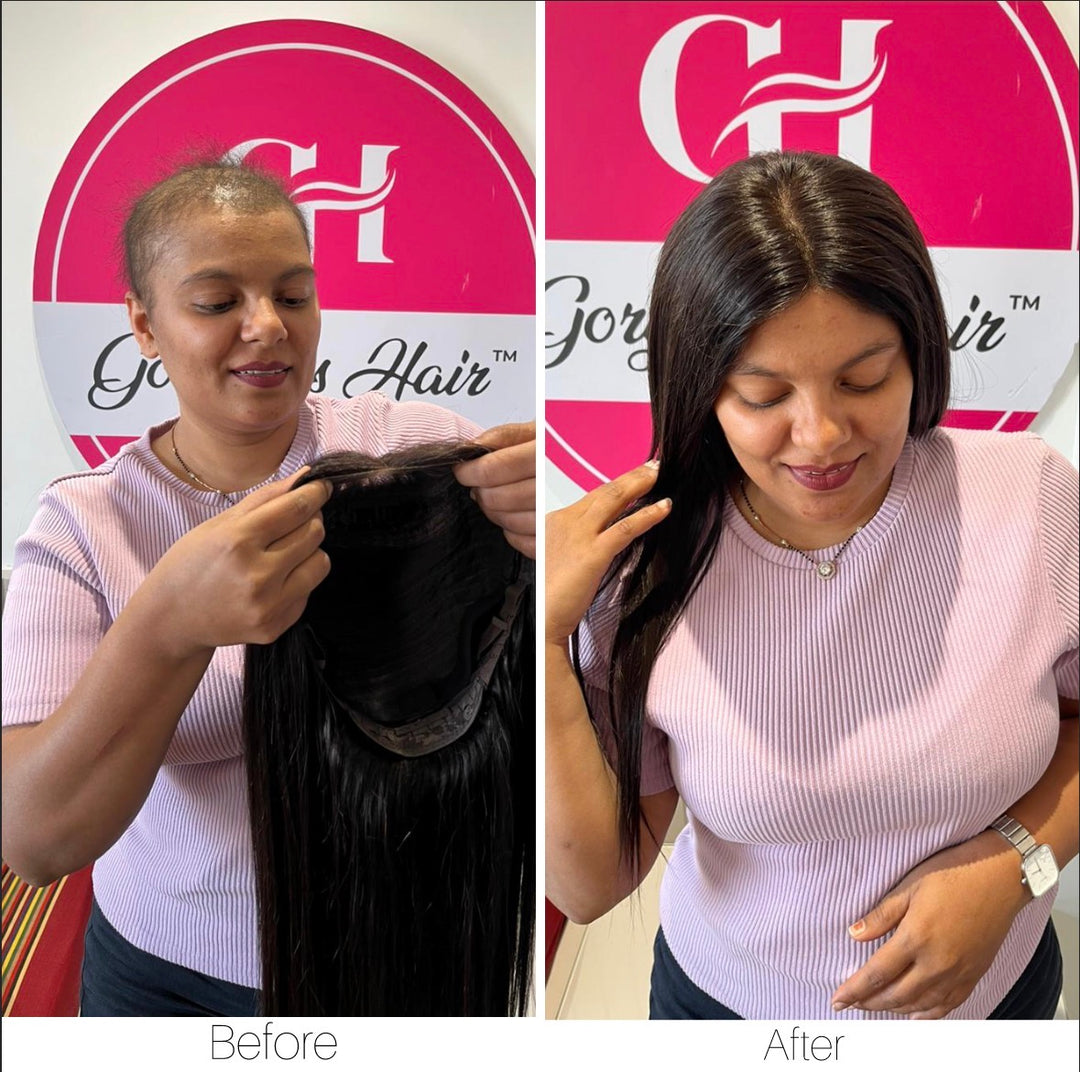 Medium Hair Wig : Straight