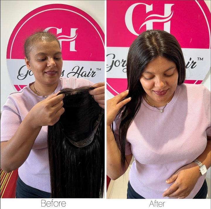 Medium Hair Wig : Straight