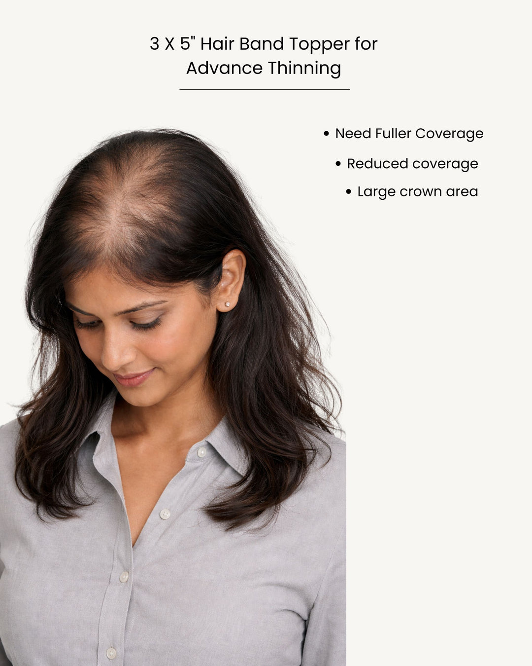 3 X 5" Clipless Topper