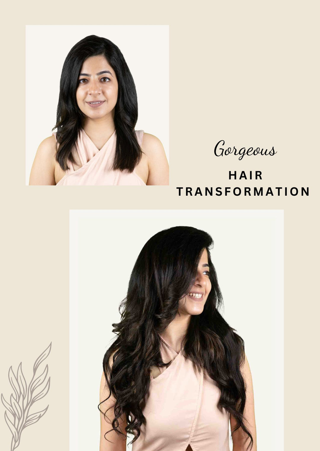 4 Set Clip-in Hair Extensions