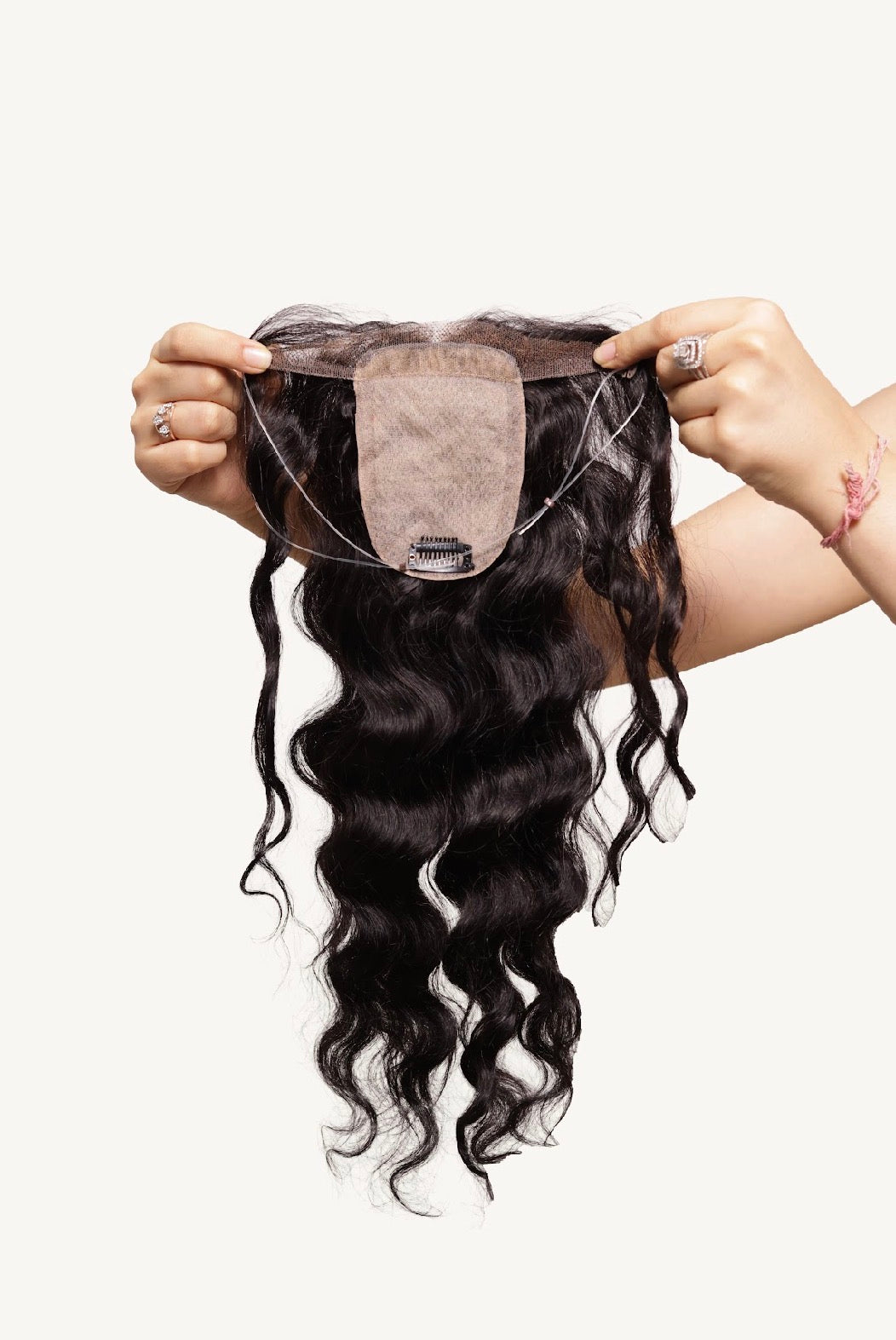 Receding Hairline Hybrid Topper - Curly