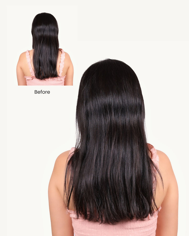 Back Hair Extensions : Straight