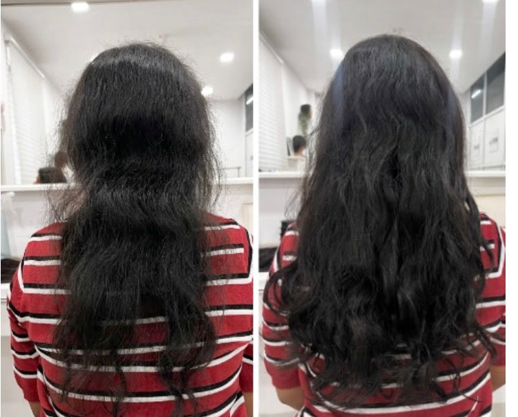 Back Hair Extensions : Wavy