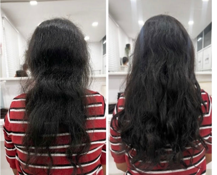 Back Hair Extensions : Wavy