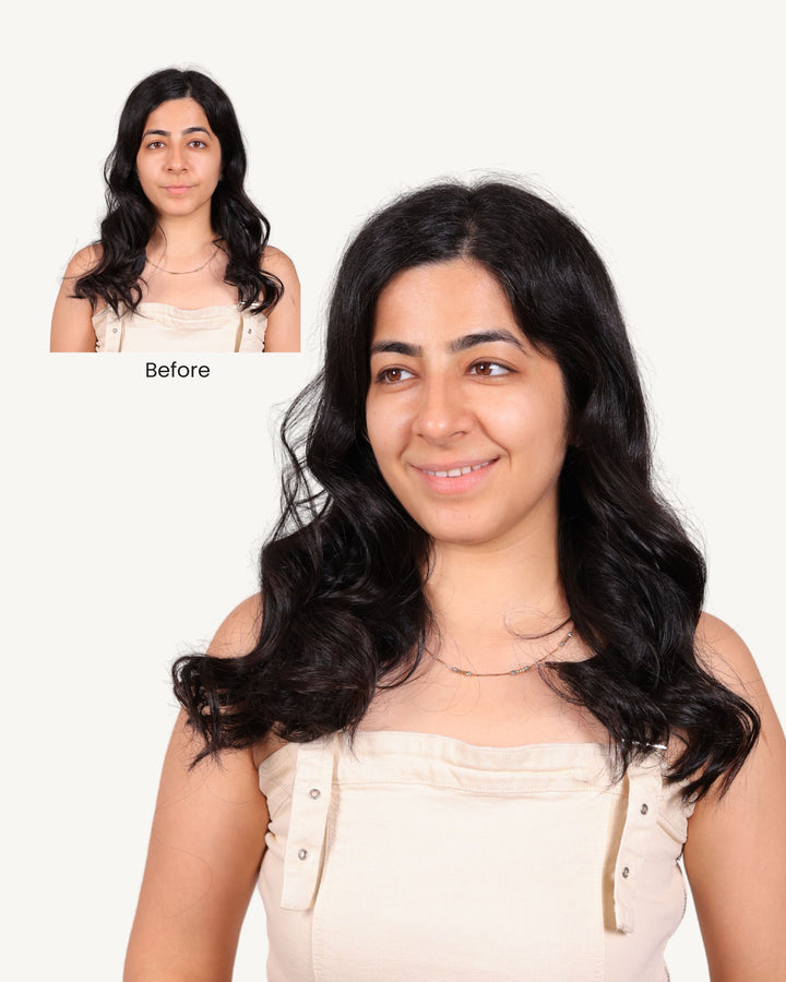 Side Hair Extensions: Wavy