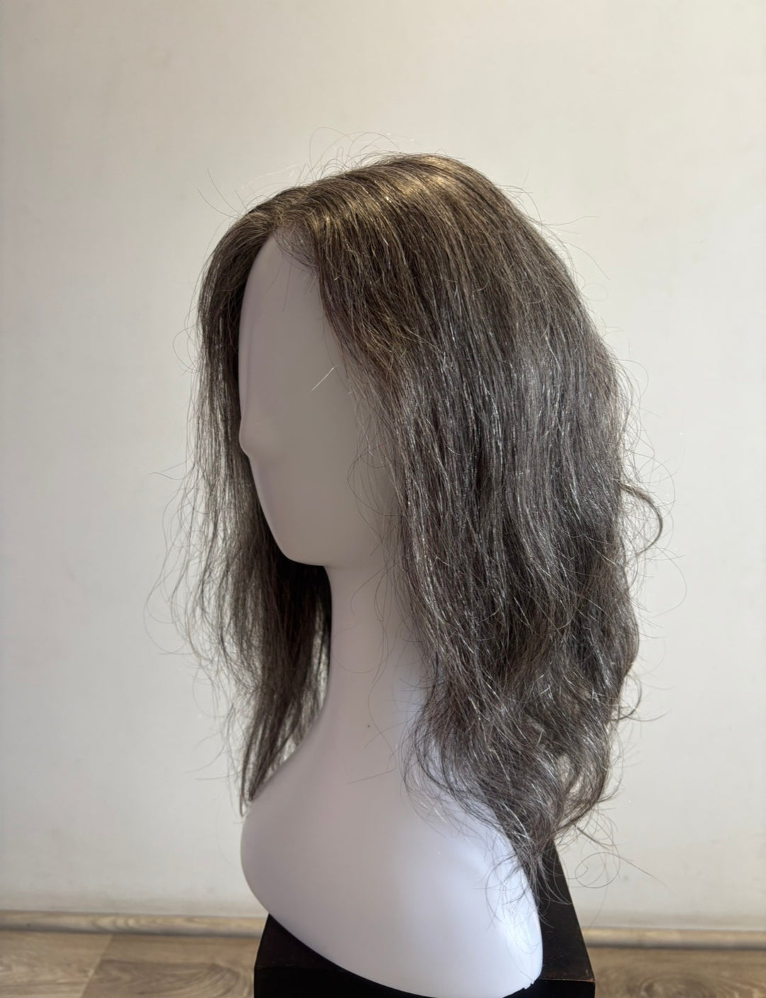 Salt and Pepper Hair Wig - Black and White Hair