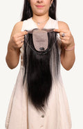 Receding Hairline Hybrid Topper - Straight