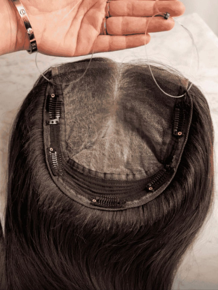 Receding Hairline Hybrid Topper - Wavy