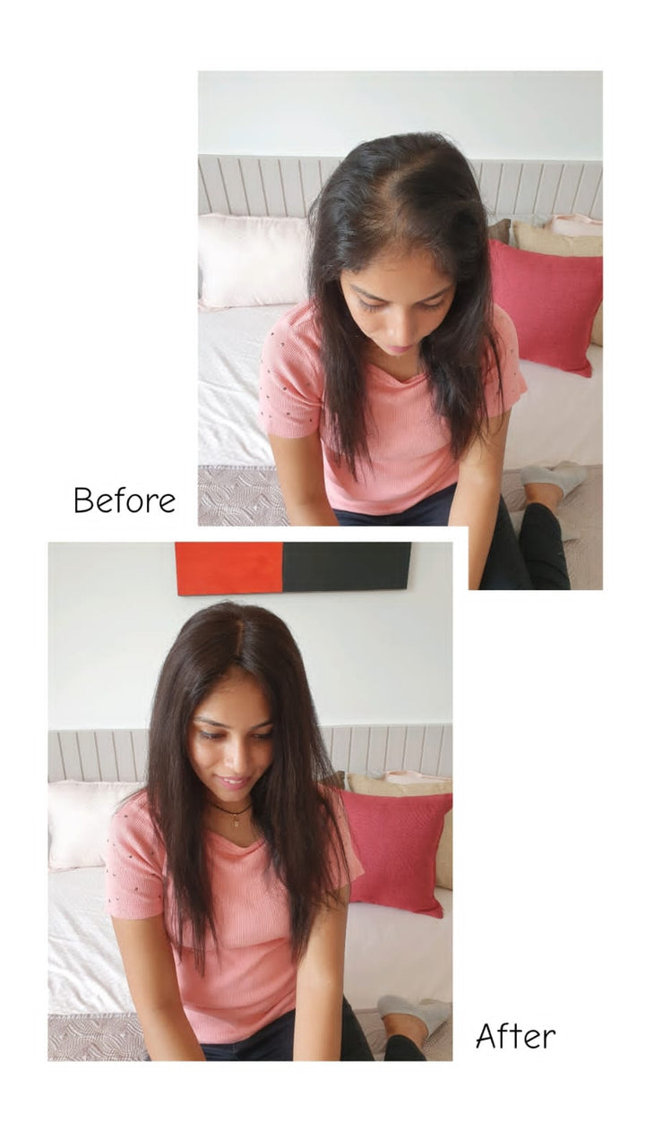 Wide Parting : 3 X 4 Silk Hair Topper