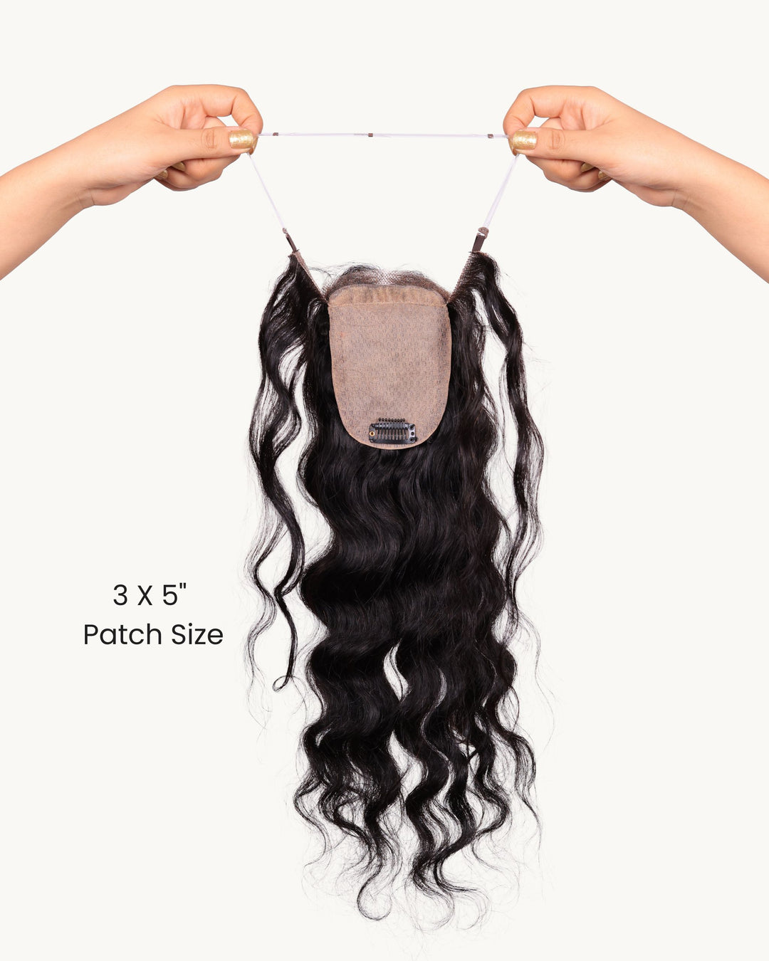 Receding Hairline Hybrid Topper - Curly