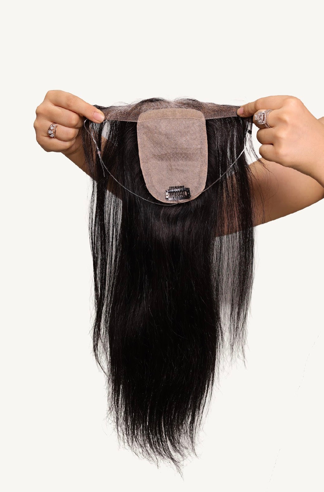 Receding Hairline Hybrid Topper - Straight