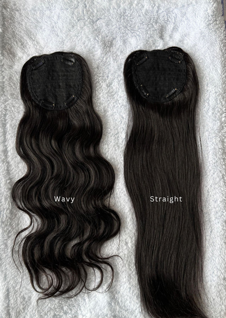 4X4" Back Combed Hair Topper
