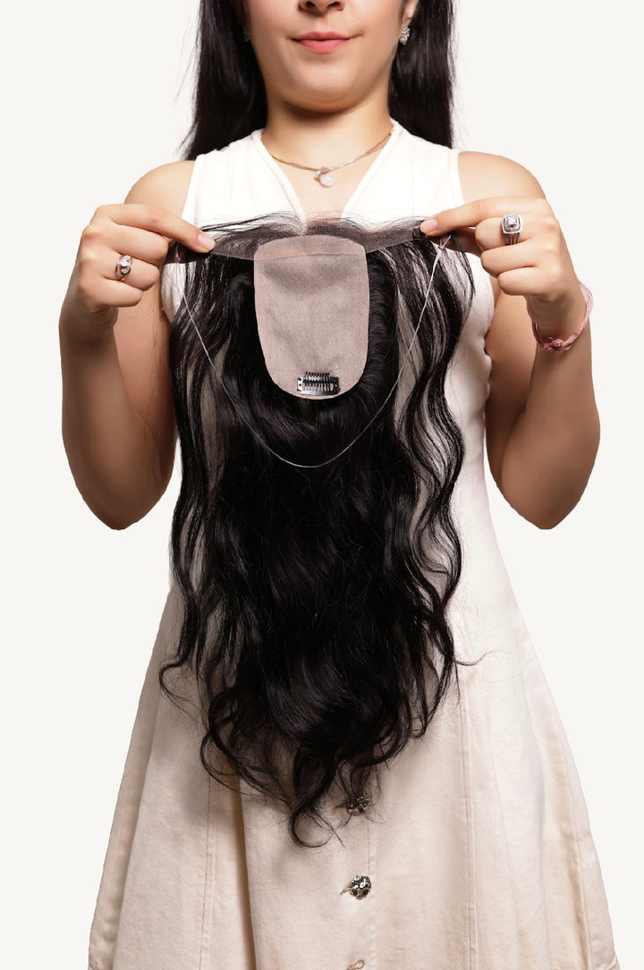 Receding Hairline Hybrid Topper - Wavy