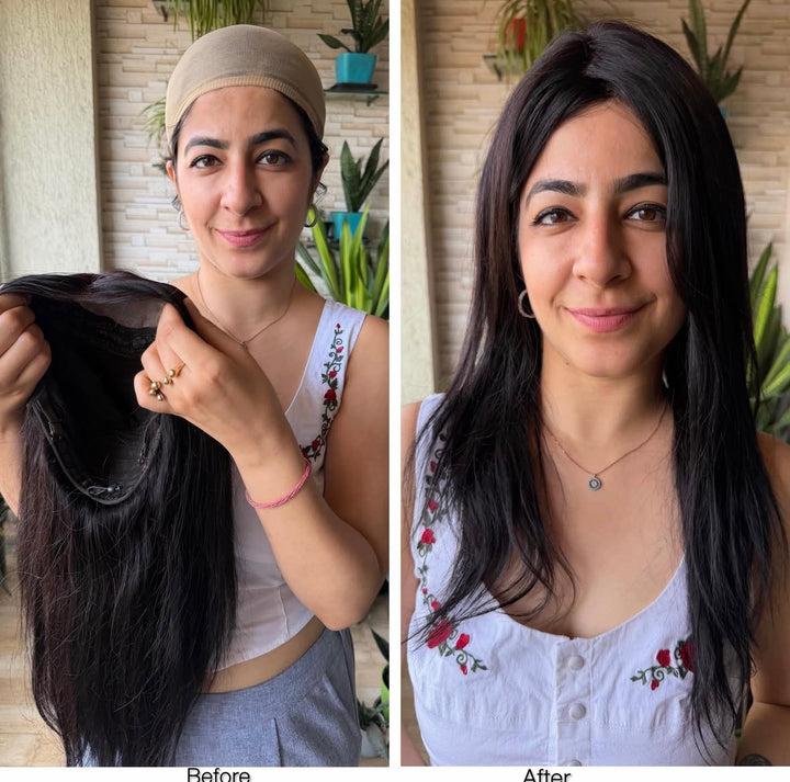 Medium Hair Wig : Straight