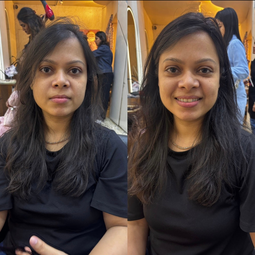 Wide Parting : Clipless Hair Topper