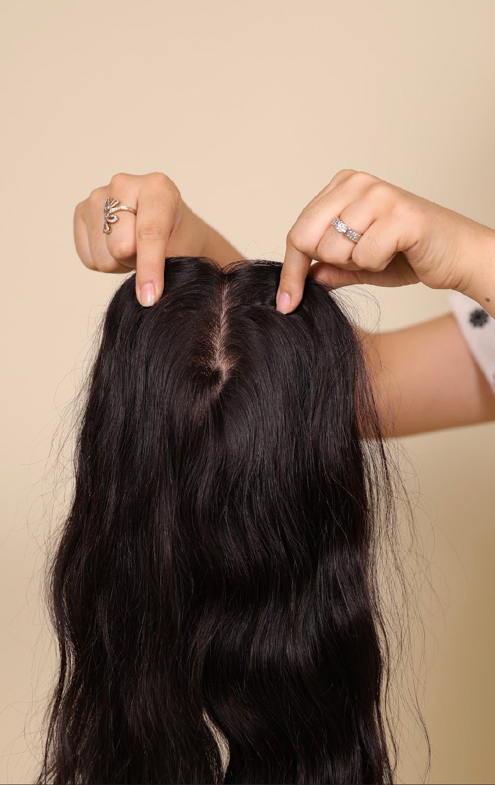 Full Crown Topper : 6*8 Silk Hair Topper