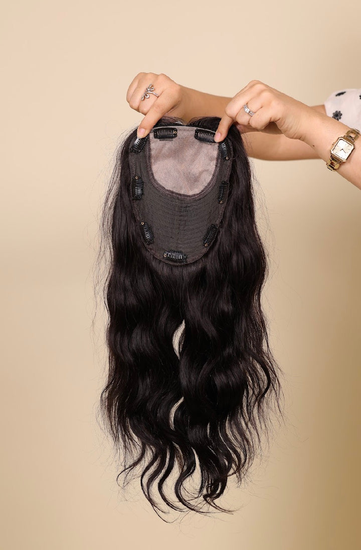 Full Crown Topper : 6*8 Silk Hair Topper