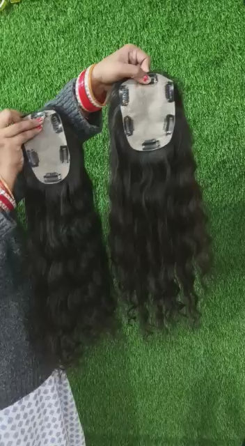 Curly Silk Hair Topper