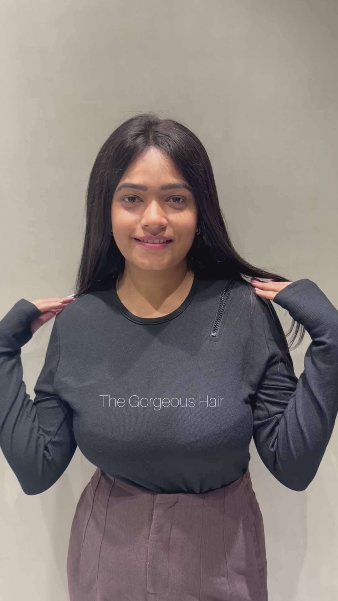 Medium Hair Wig : Straight